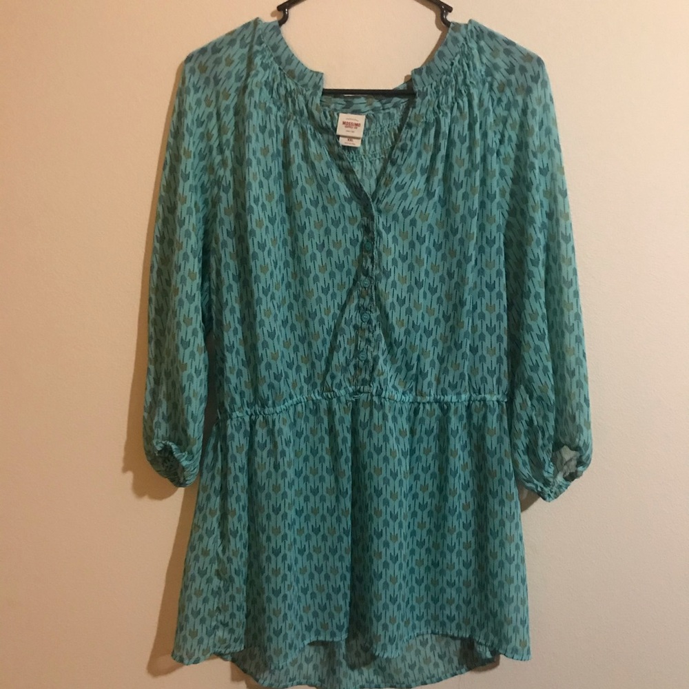 Torrid  peasant top blouse